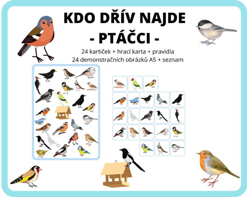 Kdo dřív najde - PTÁČCI — foto 1