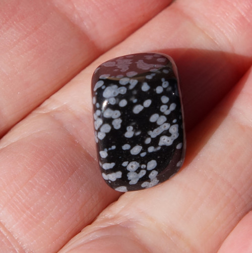 Obsidián sněžný (19 mm) J7313