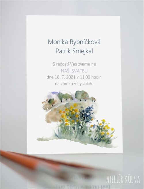 Svatební oznámení *Vršky* (No.254)