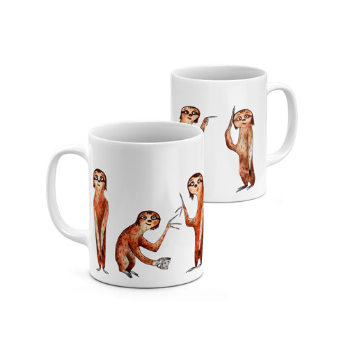 Hrnek Sloths Family