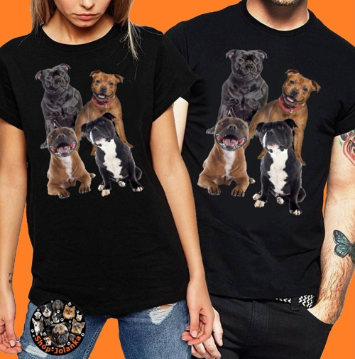 Stafordšírský Bulteriér Tričko unisex