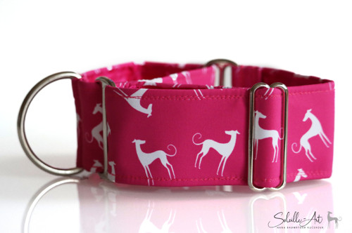 Chrtí obojek martingale - Pink