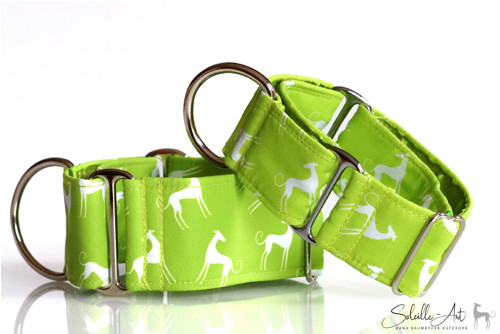 Chrtí obojek martingale - Green Apple