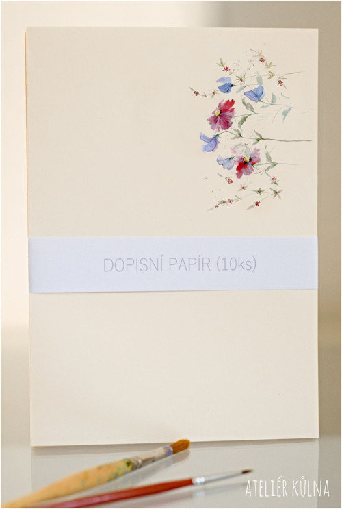 Dopisní papír *Za plotem* (10ks) — foto 1