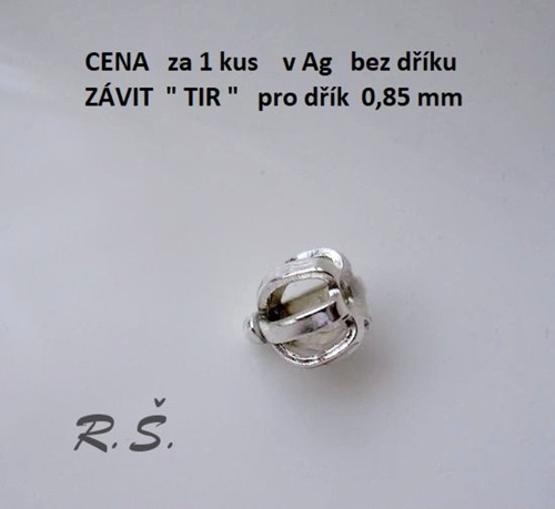 NÁHRADNÍ DRÁTKOVÝ BALONEK .1 kus .. ZÁVIT TIR1