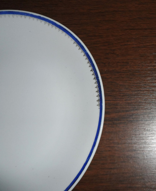 Porcelán TALÍŘ, kobalt modř • Bohemia Nová Role