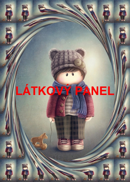Bavlněný panel - varianty velikostí / 11x15 cm