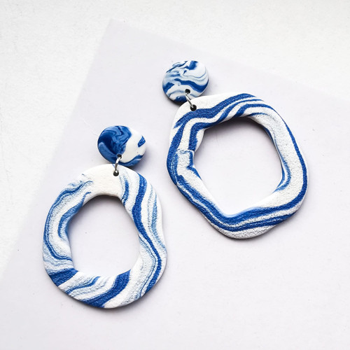 Náušnice Blue wave — foto 1
