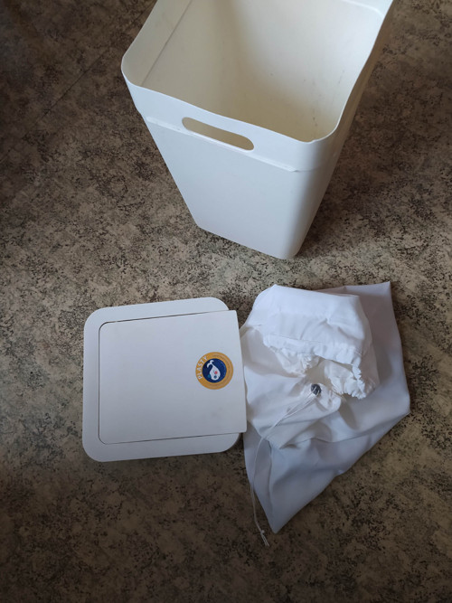 Pratelný pytel do koše recyklo 35 l