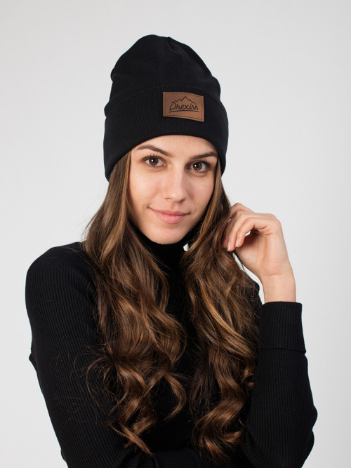 Drexiss bavlněná čepka winter BLACK