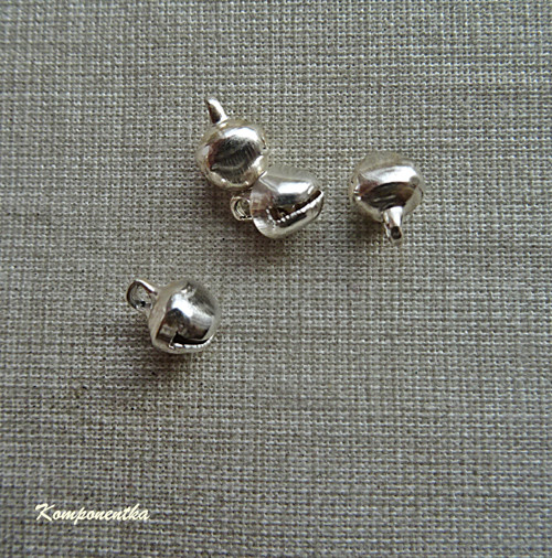 Přívěšek malá rolnička 8x0,5mm 1kus