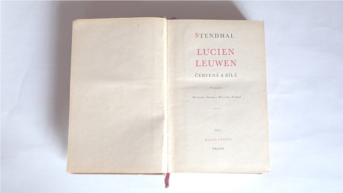 981_ Lucien Leuwen, Stendhal, 1955, retro