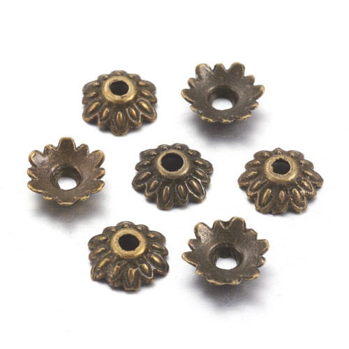 Kaplík antický bronz č.2 8mm/10ks