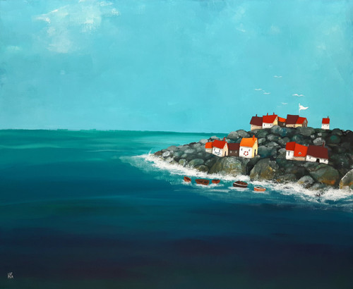 Love blue - 60x50cm — foto 1