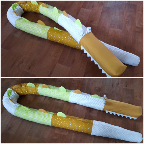 Krokodýl - válec - mantinel - 200cm — foto 1