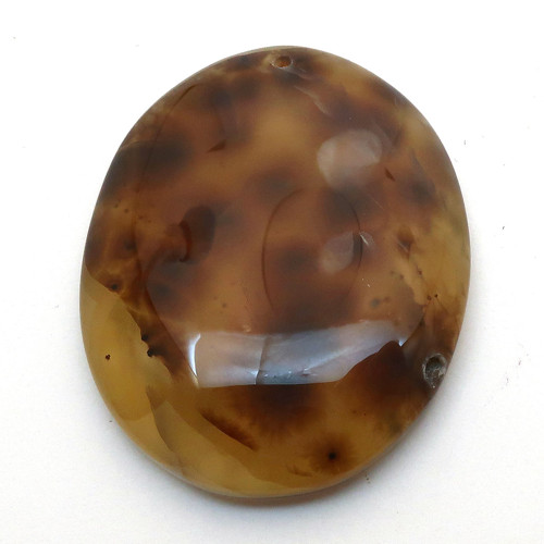 Přívěsek obří dendritický achát ovál 48mm