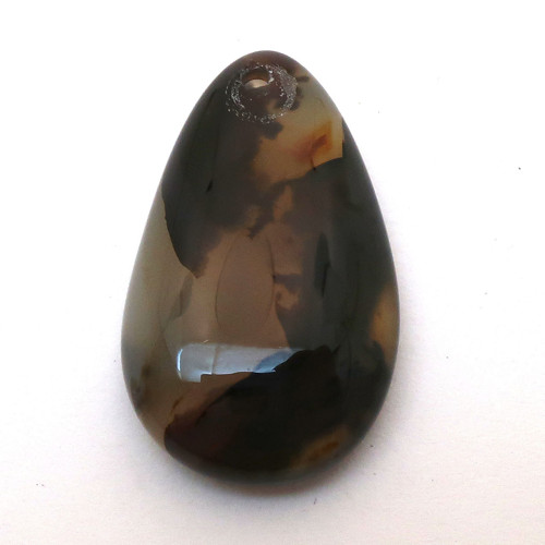 Přívěsek dendritický achát kapka 30mm