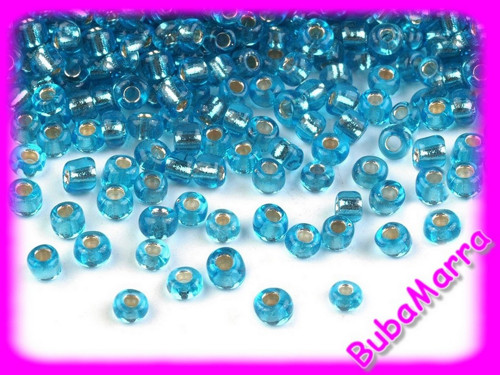 10g ROKAJL ~ 3mm ~ stříbrný průvlek ~ modrá azuro