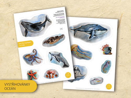Zkoumejte oceán - PDF vystřihovánky k tisku