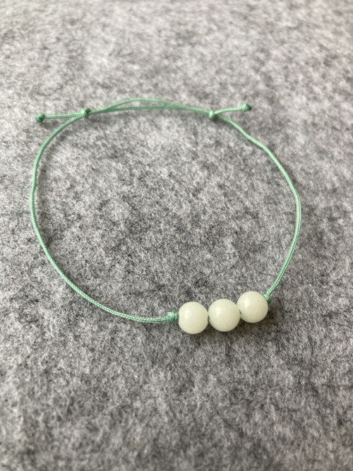 Náramek jadeit luminous green