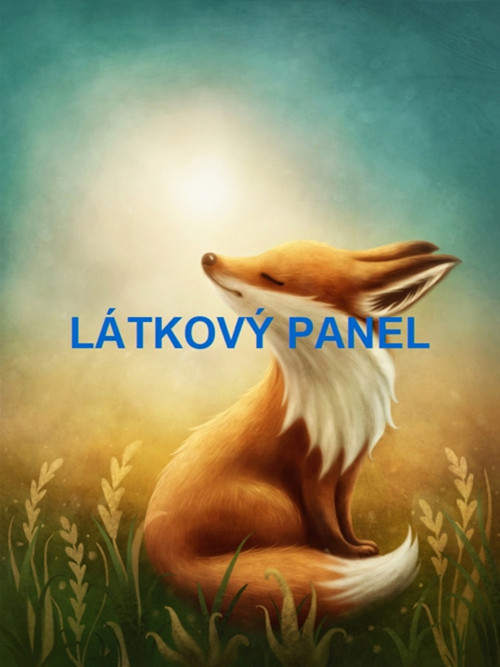Bavlněný panel liška 37x50 cm - skladem — foto 1