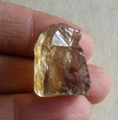 Brazilit (Lemon Quartz) surový - 2,5 cm - Extra