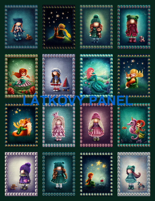 Bavlněný panel 27x35 cm - skladem — foto 1