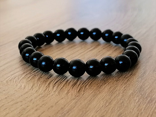 Náramek z minerálů BACK TO BLACK - unisex
