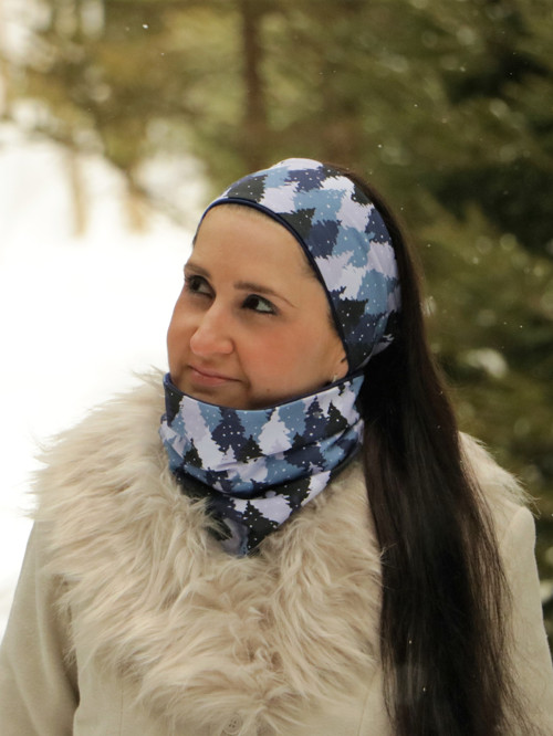 Úpletová čelenka ihličnaté stromy