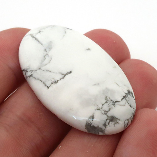 Kabošon magnezit ovál 39mm — foto 1