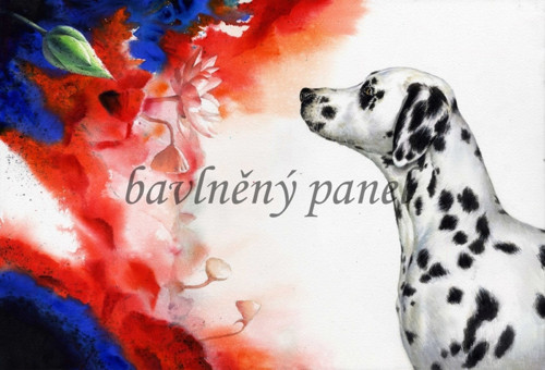 Bavlněný panel Akvarel 259