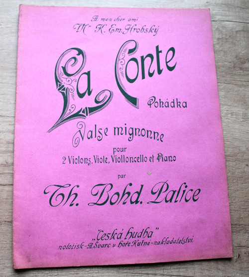 La conte Pohádka Valse mignonne Palice Th.Bohdan