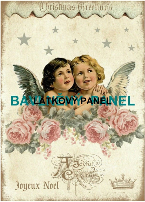 Bavlněný panel 18x25 cm - skladem