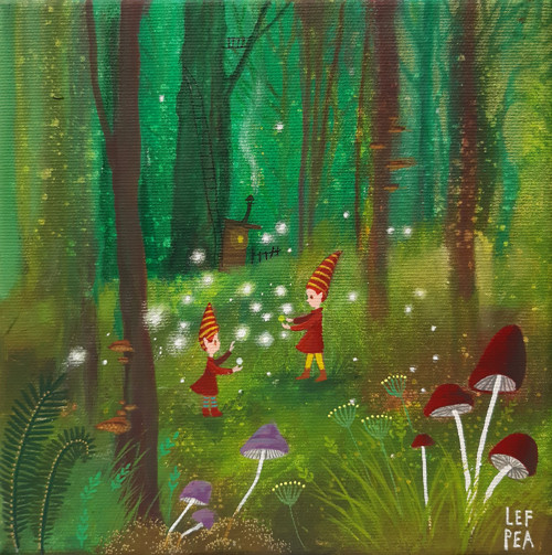 Trpaslíčci - 20x20cm — foto 1