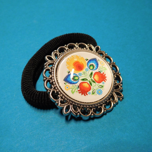 Gumička do vlasů (náramek) folklorní