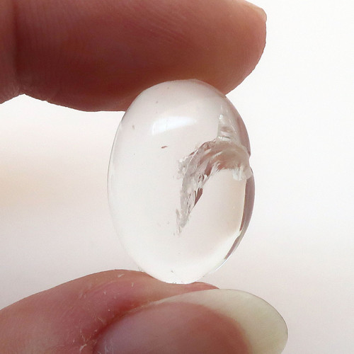 Kabošon křišťál ovál 20,0mm