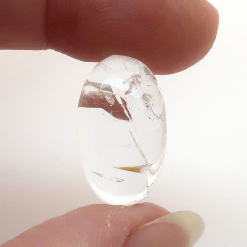 Kabošon křišťál ovál 21,8mm