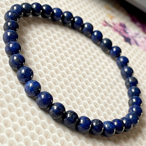 Elastický náramek lapis lazuli - lazurit E042