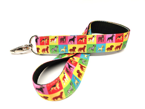 Klíčenka DOGS s karabinou, dlouhá