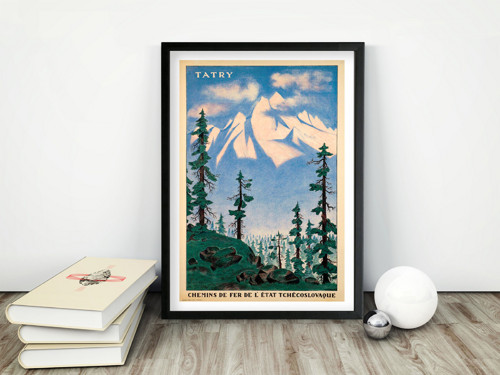 Vintage plakát Tatry - 1935 — foto 1
