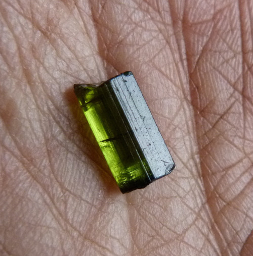 Verdelit krystal - 1,1 cm - Extra