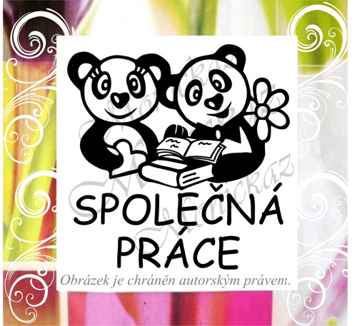 Společná práce pandy 708. Razítko. — foto 1