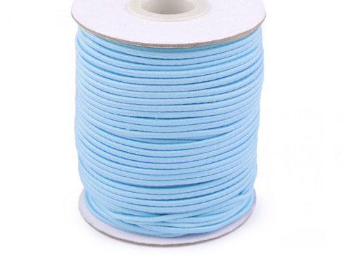 Kulatá pruženka 2mm (1m) - světle modrá