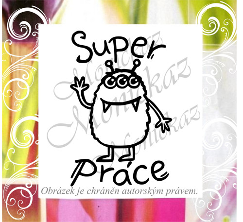 Super práce příšerka 461. Razítko. — foto 1