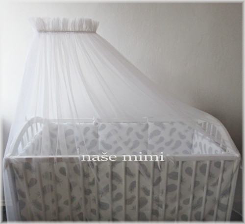 Moskytiéra+ držák, mantinel výška 50 cm