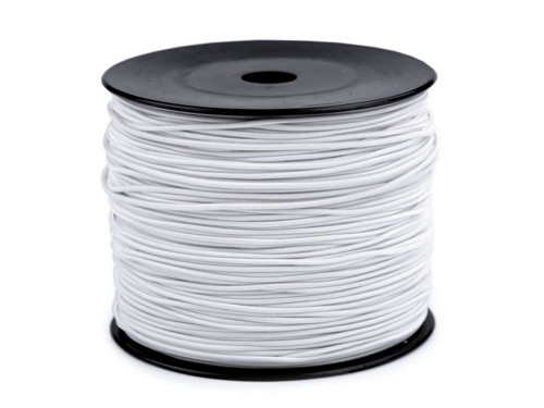 Kulatá pruženka 1,5 mm (3m) - bílá