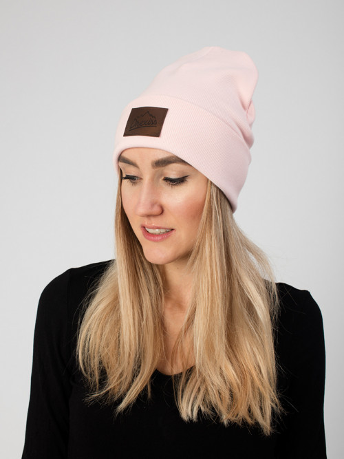 Drexiss bavlněná čepka winter SWEET PINK