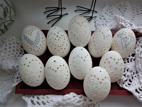 Kachní bílé madeirové kraslice — foto 1