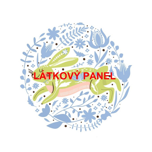 Bavlněný panel 25x25 cm - skladem — foto 1