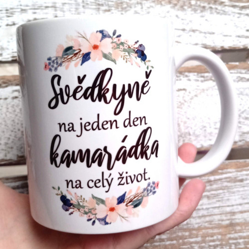 Svatební hrneček - svědkyně